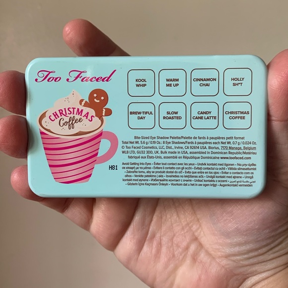 HOST PICK! Too Faced Christmas coffee mini eyeshadow palette - Picture 2 of 8